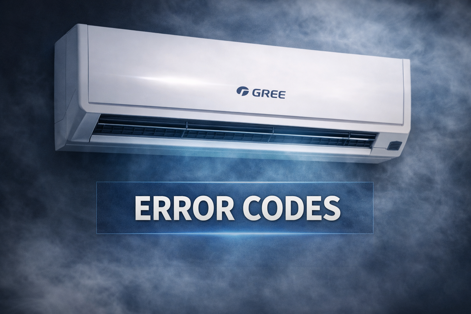 Gree κλιματιστικό με ένδειξη error codes