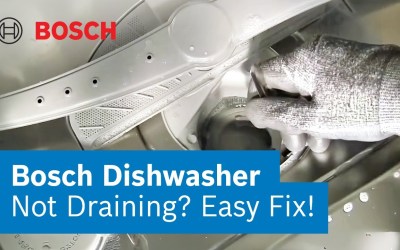 Bosch Πλυντήριο Πιάτων – Δεν αδειάζει νερό (Αιτίες και Διάγνωση)
